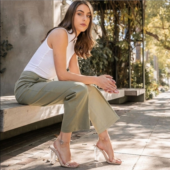 84363 Color Block Twill Pants - Picture 1 of 4